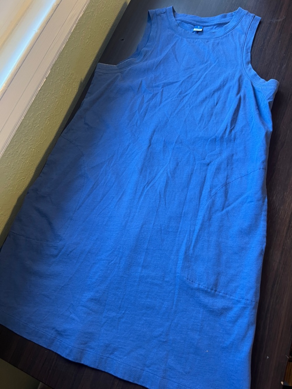 Old Navy Blue Crewneck Tank Dress size medium
